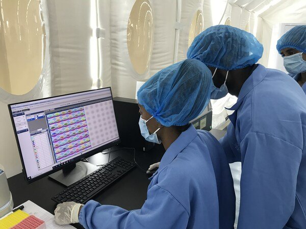 BGI Health Ethiopia team is undertaking data analysis